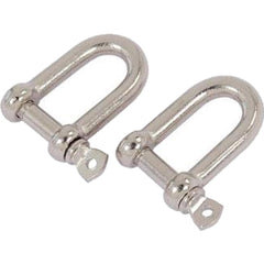 Neilsen 2pc Galvanised Steel Lifting Towing Bow Dee D Link Shackles 5mm